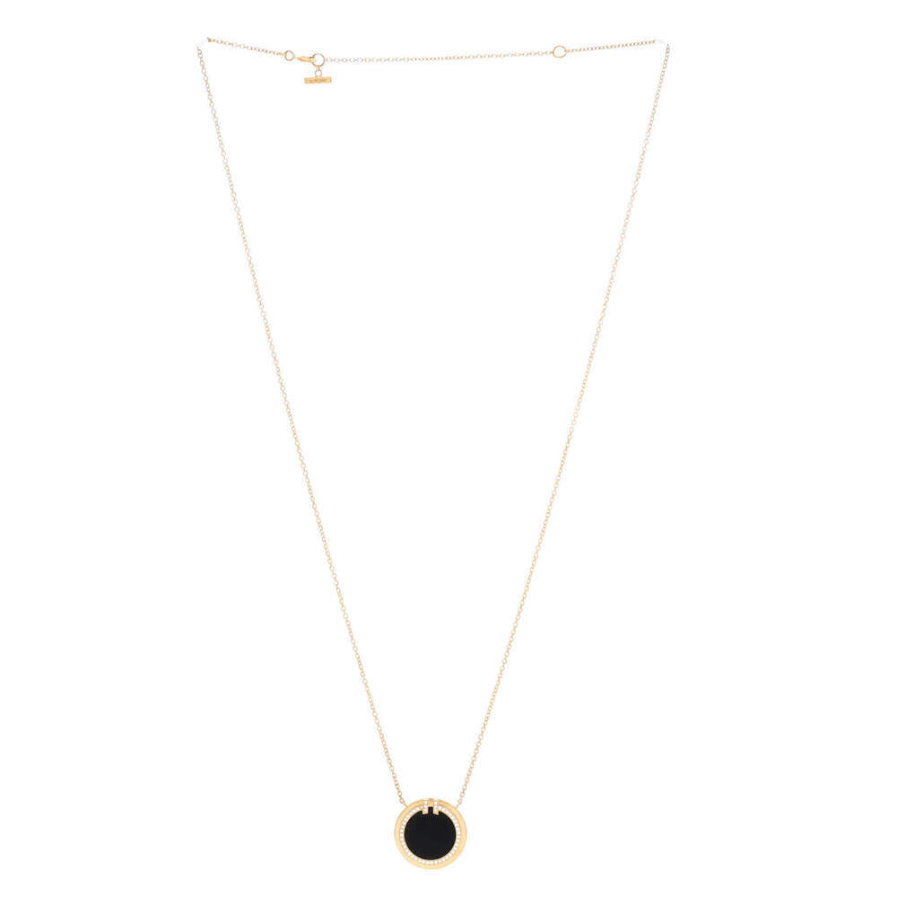 Tiffany & Co. Large T Circle Pendant Necklace